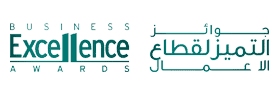 Business Excellence Awards logo recognizing corporate excellence in Dubai.